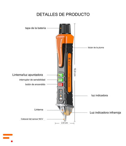 DETECTOR PRO DE VOLTAJE SIN CONTACTO