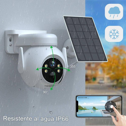 Cámara de Vigilancia Solar Wifi-Full HD